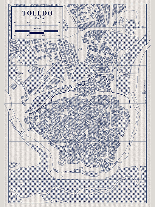 mapa antiguo toledo javi cohen